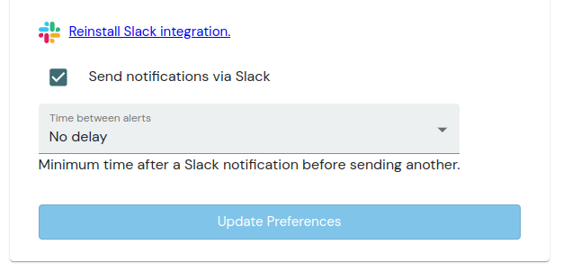 Slack enabled
